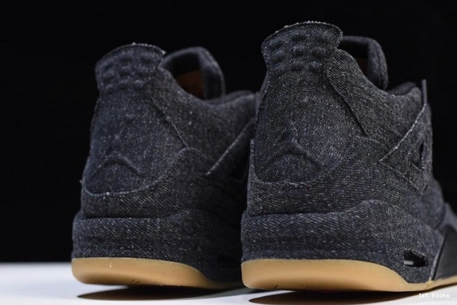 'black' x Jordan Air Levi's 4 BestValue 1062 AO2571- 0112